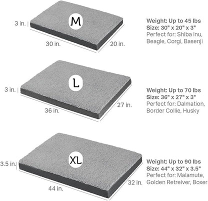 Friends Forever Orthopedic Dog Bed 44x32x3.5