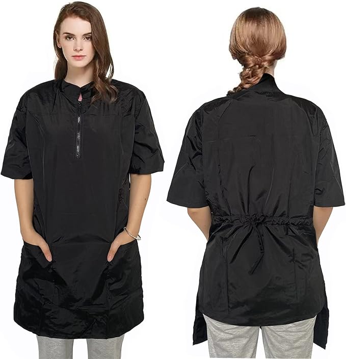 Gliitatu Dog Grooming Smock 2 Pack Barber Jackets