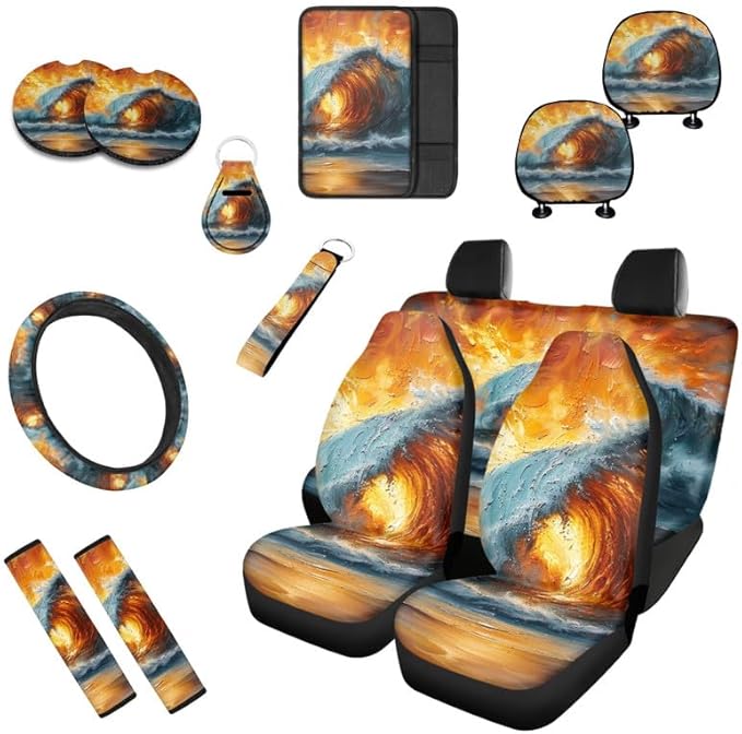 3D Sea Wave 13 PCS Set Full Set