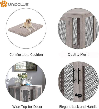 unipaws Large Dog Crate Furniture 70 lbs