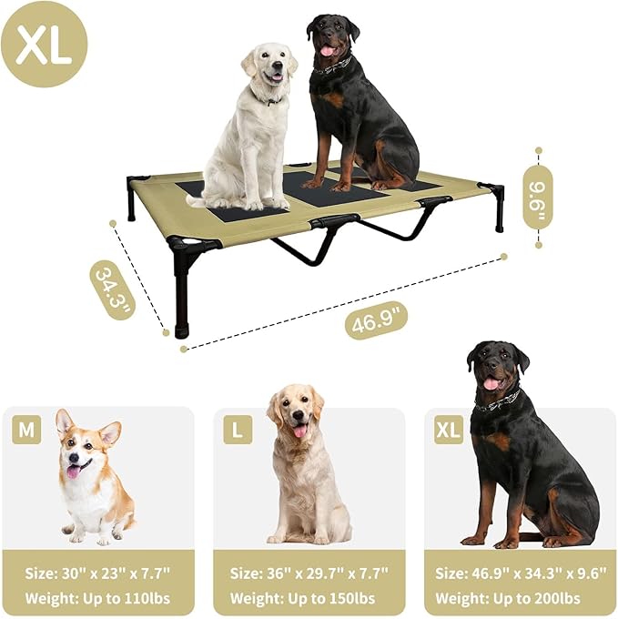 FIOCCO Elevated Dog Bed