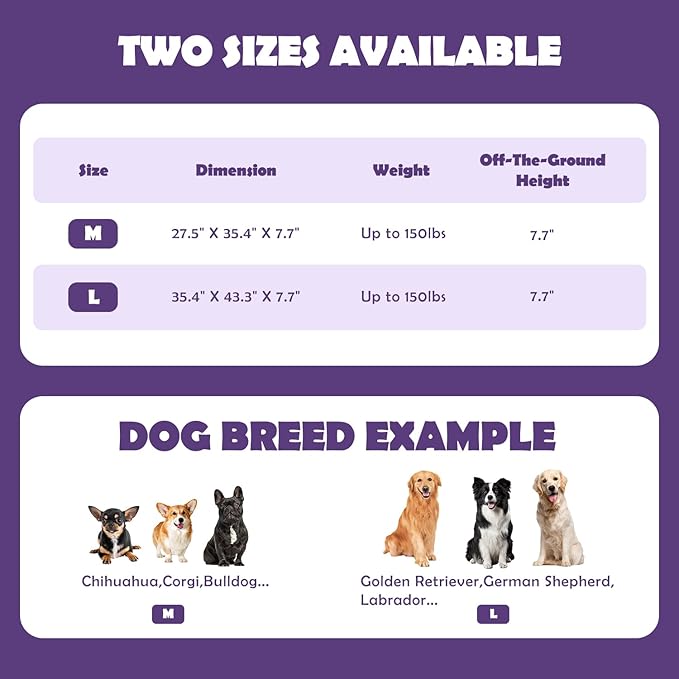 Outdoor Dog Bed with Portable Bag