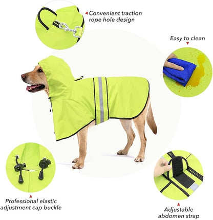 Reflective Dog Raincoat