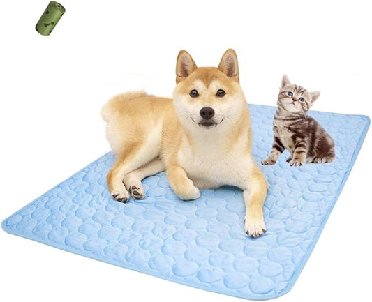 MICROCOSMOS Summer Cooling Mat & Sleeping Pad- Water Absorption Top 40" x 28")