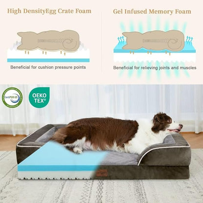 Orthopedic Memory Foam Dog Bed