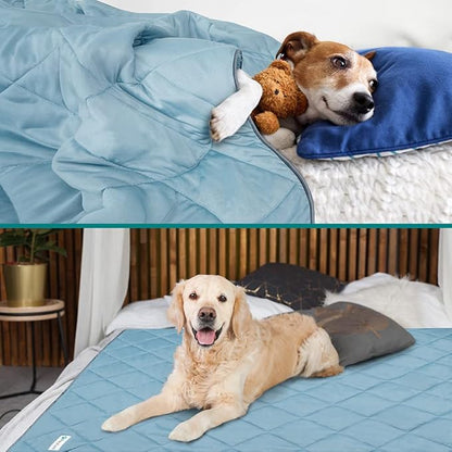 PetAmi Premium Cooling Dog Blanket 40x60, Dusty