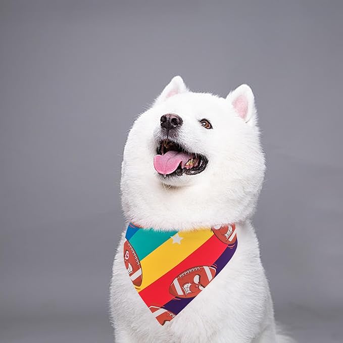 Sports Dog Bandanas for Large Dogs Breed 33 7PCS