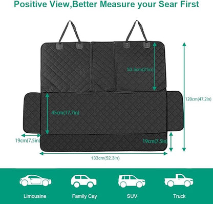 Dog Car Seat Cover for Back Seat Cover
