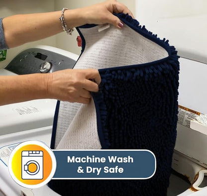 Muddy Mat® AS-SEEN-ON-TV Highly Absorbent Microfiber Dog Door Mat and Pet Rug 59"X24"