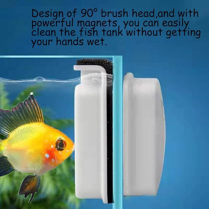 Strong Magnetic Glass Cleaner Brush, Magnetic Aquarium Fish Tank Cleaner,Aquarium Fish Tank Algae Magnet Cleaning Tool