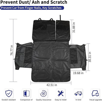 Hoolcar Dog Cargo Liner Pet Cargo Trunk Mat Washable Dog Seat Cover Compatible with 2021-2022 Ford Bronco 4 Door