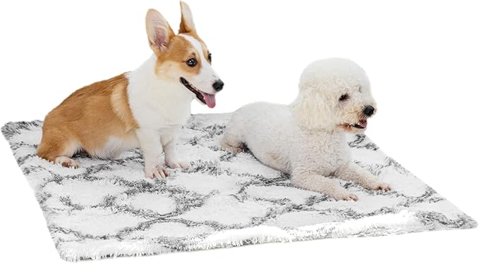 PJYuCien Fluffy Fleece Calming Pet Throw Blanket 30 * 40", Machine