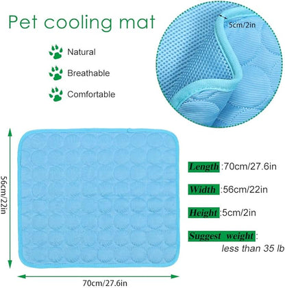 VeMee Cooling Mat Pad for Dogs Cats Ice