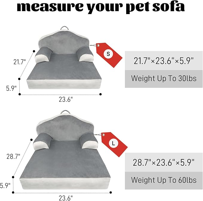 Pet Couch Bed 60 lbs,
