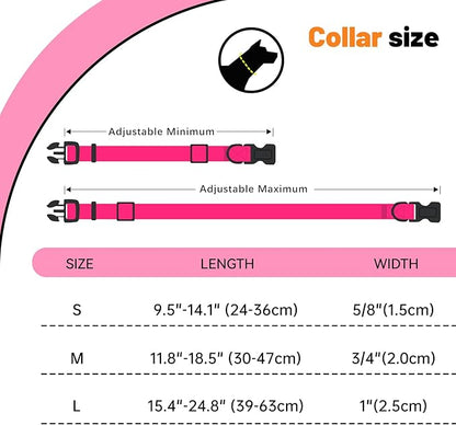 Waterproof Dog Collar 15.4-24.8 inch)