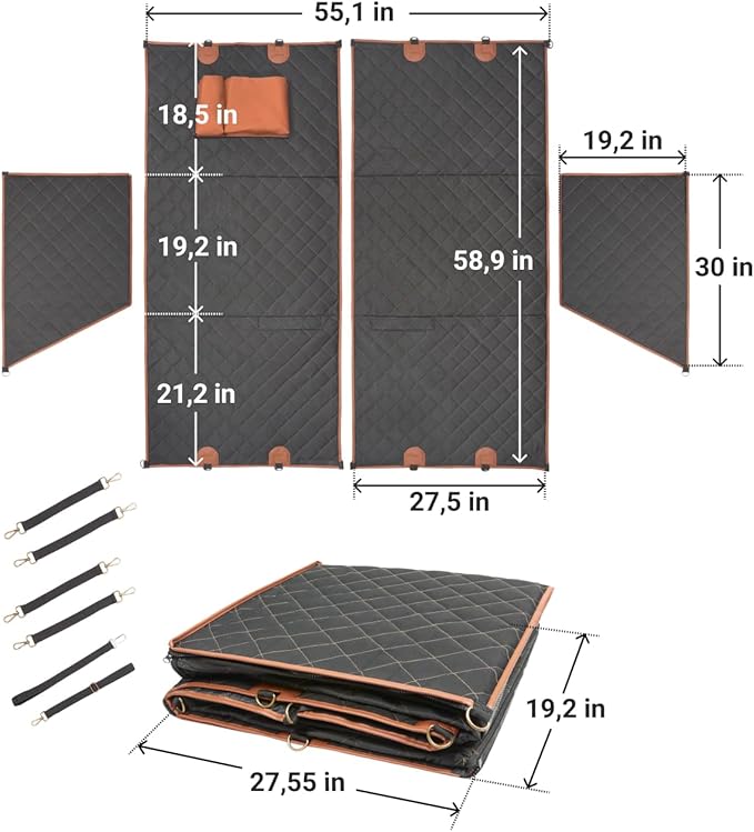 Premium Back Seat Extender for Dogs