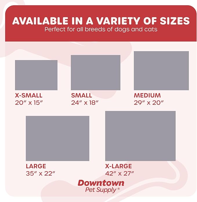 Downtown Pet Supply Dog Crate Pad 35" x 22" -