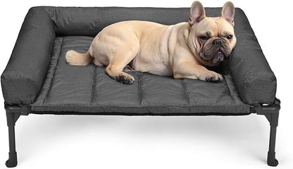 Veehoo Cooling Elevated Dog Bed + Waterproof Removable Pillow-Top Mat CWC2331B