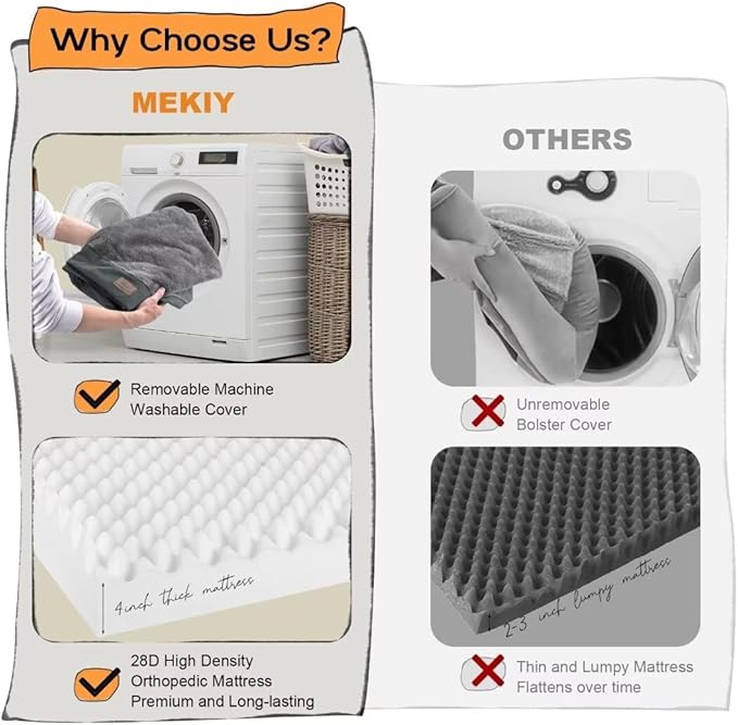 Large Dog Bed Orthopedic Washable