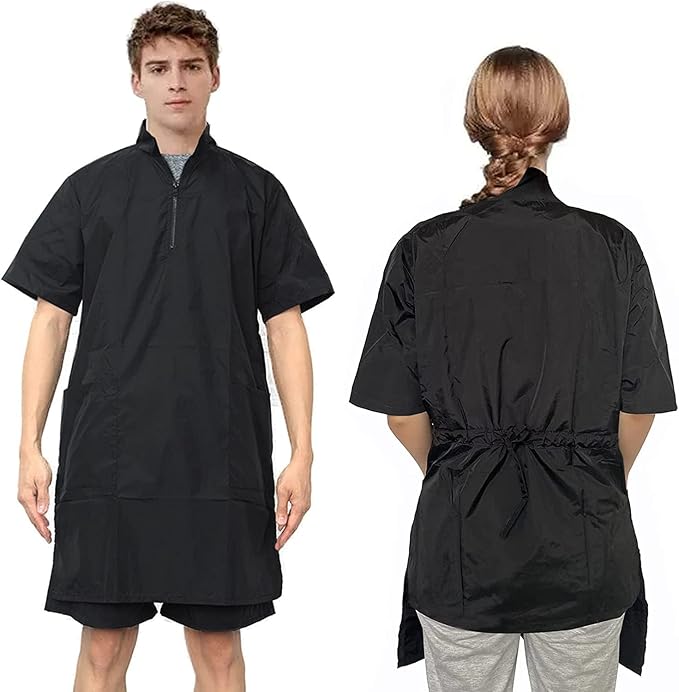 Gliitatu Dog Grooming Smock 2 Pack Barber Jackets