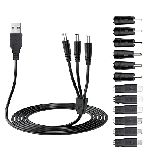 Universal Dog Shock Collar Charger Cable 12-in-1 Training