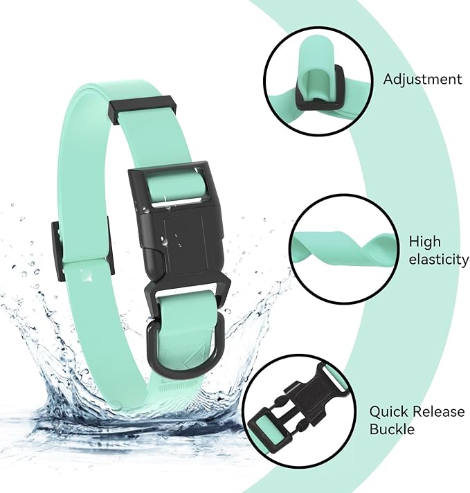 Waterproof Dog Collar 11.8-18.5 inch)