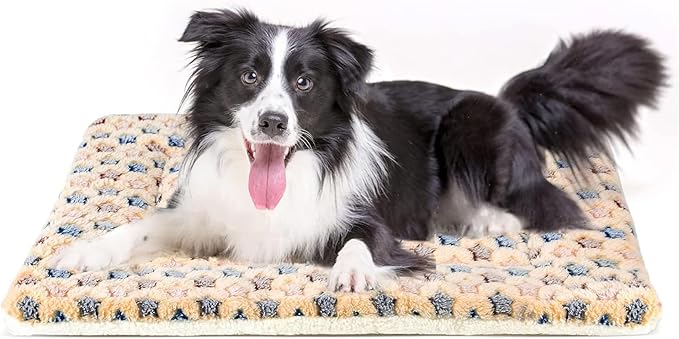 Mora Pets Dog Bed Crate Pad Ultra Soft 35 x 22.8 inch