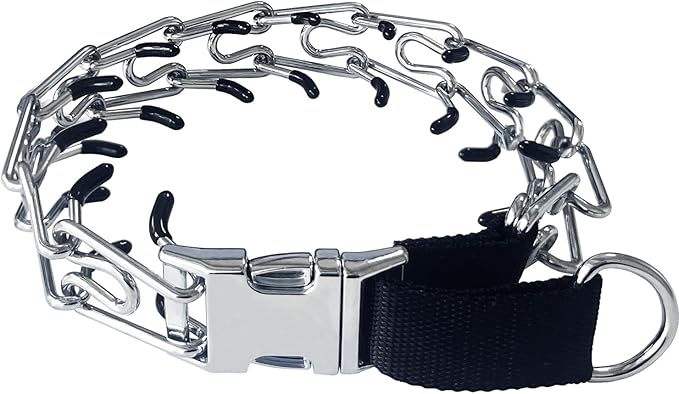 Prong Training Collar for Dogs 2 Extra 20pc Caps (XL(23-27" Neck, 4.0mm))