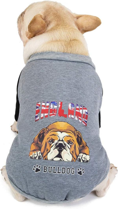 Bulldog Dog Clothes pet Clothes Dog Clothes pet Clothing Dog Clothing Bulldog Sweater (S