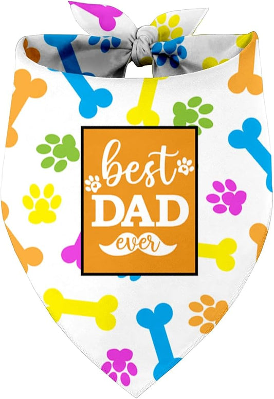 Best Dad Ever Dog Bandana (C13)