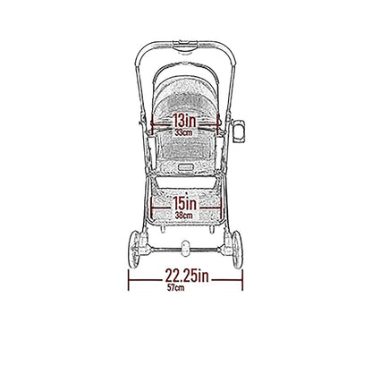 Pet Gear 3-in-1 Travel System 360 Stroller 4 Colors