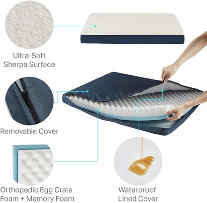 Friends Forever Orthopedic Dog Bed 30x20x3