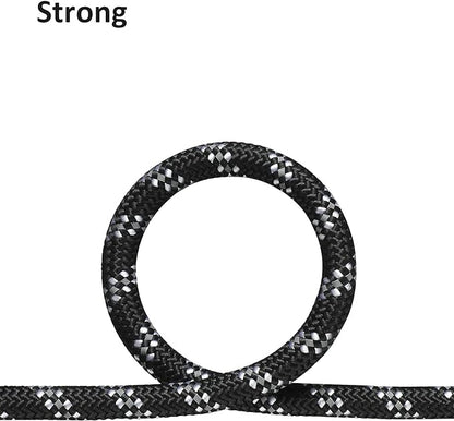 2 Pack Black&Orange 50FT Long Dog Training Leash