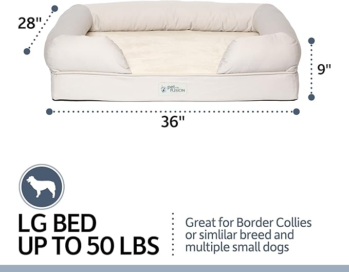 PetFusion Ultimate Dog Bed 35% Cotton