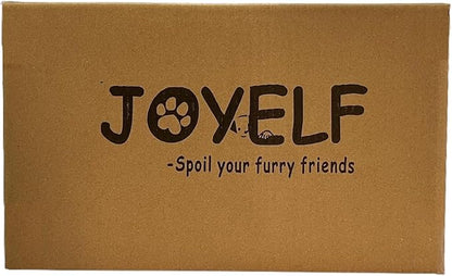 JOYELF Medium Dog Bed with Washable Removable Cover, Rectangle Soft Calming Cat Bed & Sofa, Plush Warming Pet Bed Furniture for Puppy Dogs & Cats with Squeaker Toys as Gift