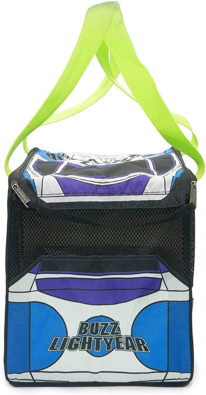 Buckle-Down Disney, Toy Story, Buzz Lightyear Spaceship Bag, Pet Carrier, Polyester Canvas, (IPC-DYANS)