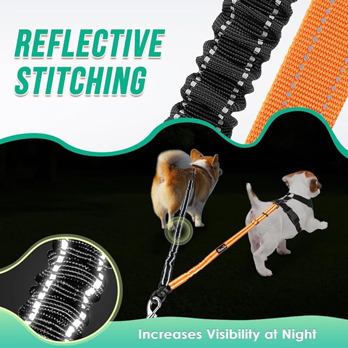 Two Dog Lead 2 in 1 Upgraded