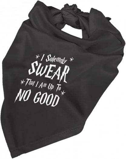I Solemnly Swear I Am Up to No Good Dog Bandana