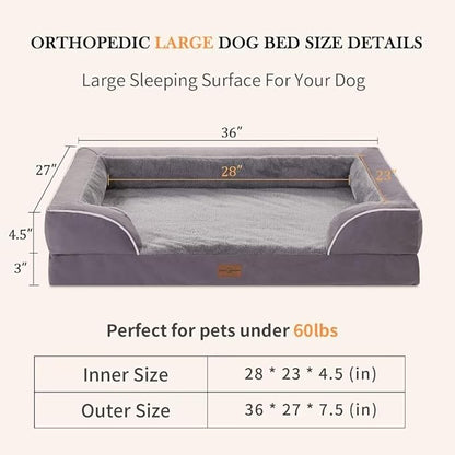Large Dog Beds Waterproof Comfy Pet Bed for Large Dogs Sofa