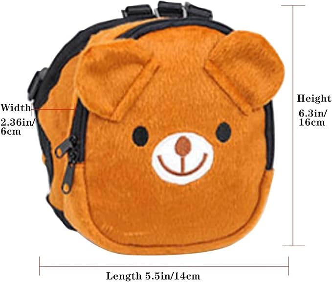 Pet Backpack, Cute Dog Backpack with Adjustable Straps for Small Dogs Cats. Dog Saddle Bags for Outdoor Travel Hiking