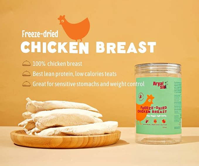 Freeze-Dried Single Ingredient Dog Treats (Chicken Breast)