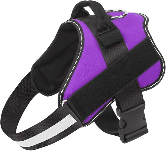 Bolux Dog Harness, No-Pull Reflective Breathable Adjustable Pet Vest with Handle for Outdoor Walking - No More Pulling, Tugging or Choking XX-Large (Pack of 1)