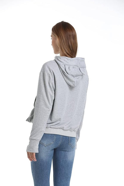 LINYUCHEN Cat Dog Pouch Hoodie Large Pet Pouch