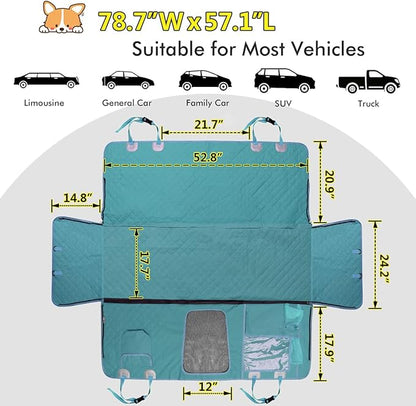 Dog Car Seat Cover for Back Seat CWLSGU5
