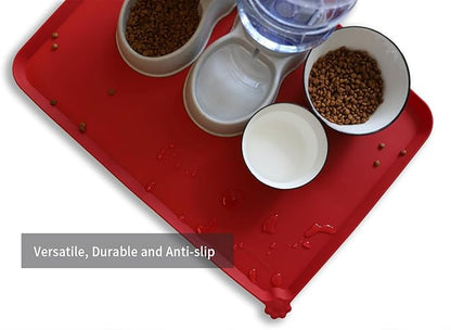 Hoki Found X-Large Silicone Pet Food Mats Tray