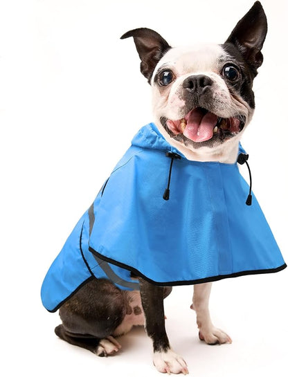 Candofly Dog Raincoat Reflective Dog Rain Jacket Waterproof Hooded Ponch Dog Rain Coat for Small Medium Large Dogs (XX-Large