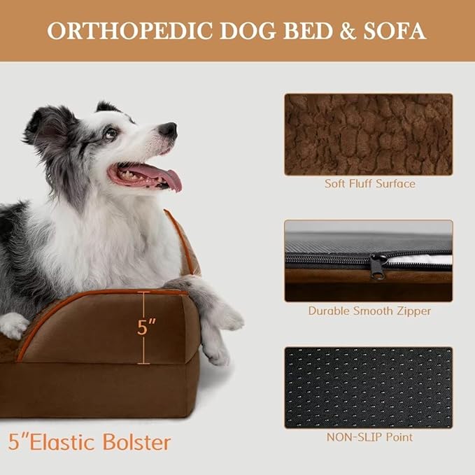 Orthopedic Jumbo Dog Bed for Extra Large Dogs