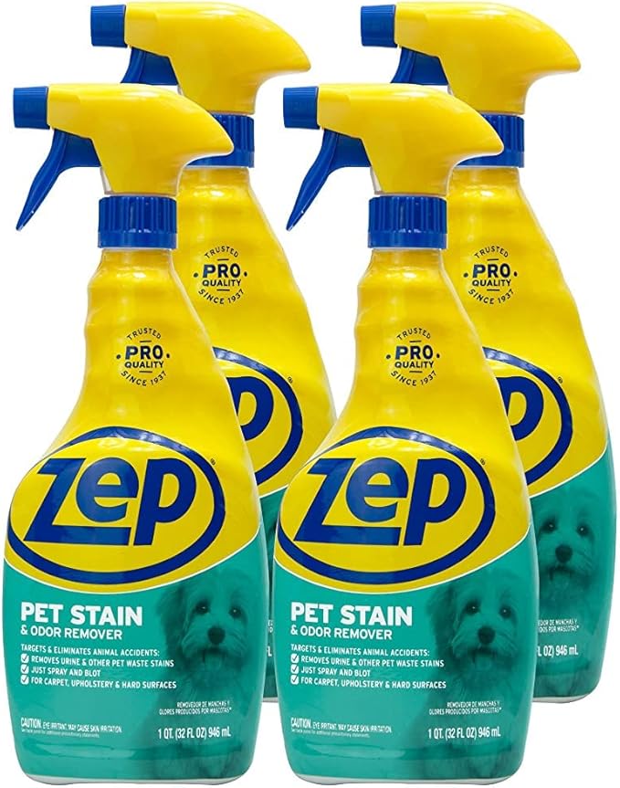 Zep Pet Stain and Odor Remover 32 Ounce ZUPETODR32 (Cases of 4)