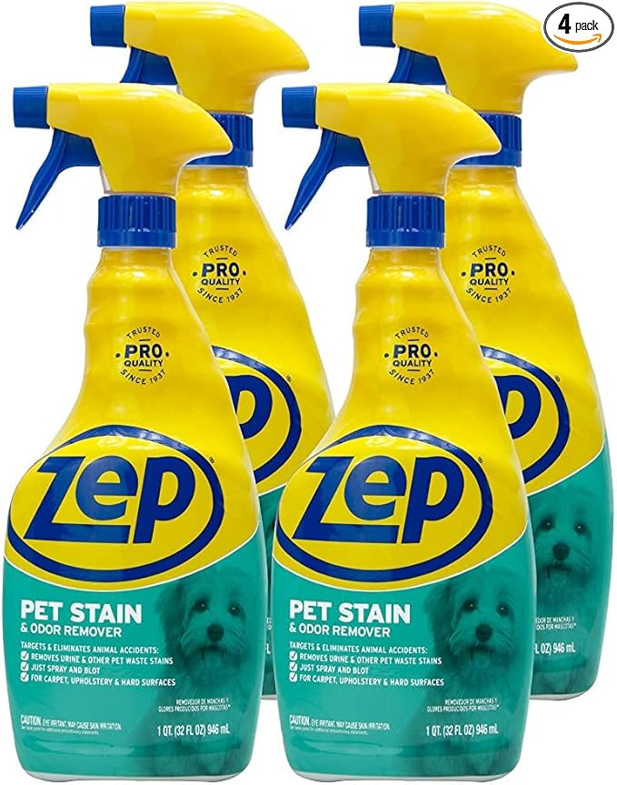 Zep Pet Stain and Odor Remover 32 Ounce ZUPETODR32 (Cases 4)