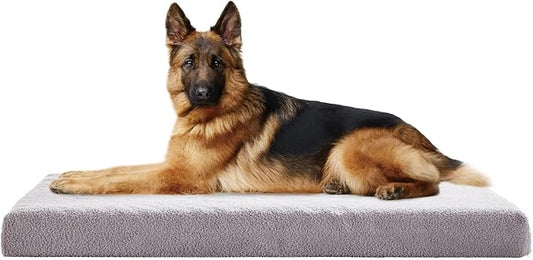 Orthopedic Memory Foam Dog Bed for Large Dogs 47 inches 110 lbs